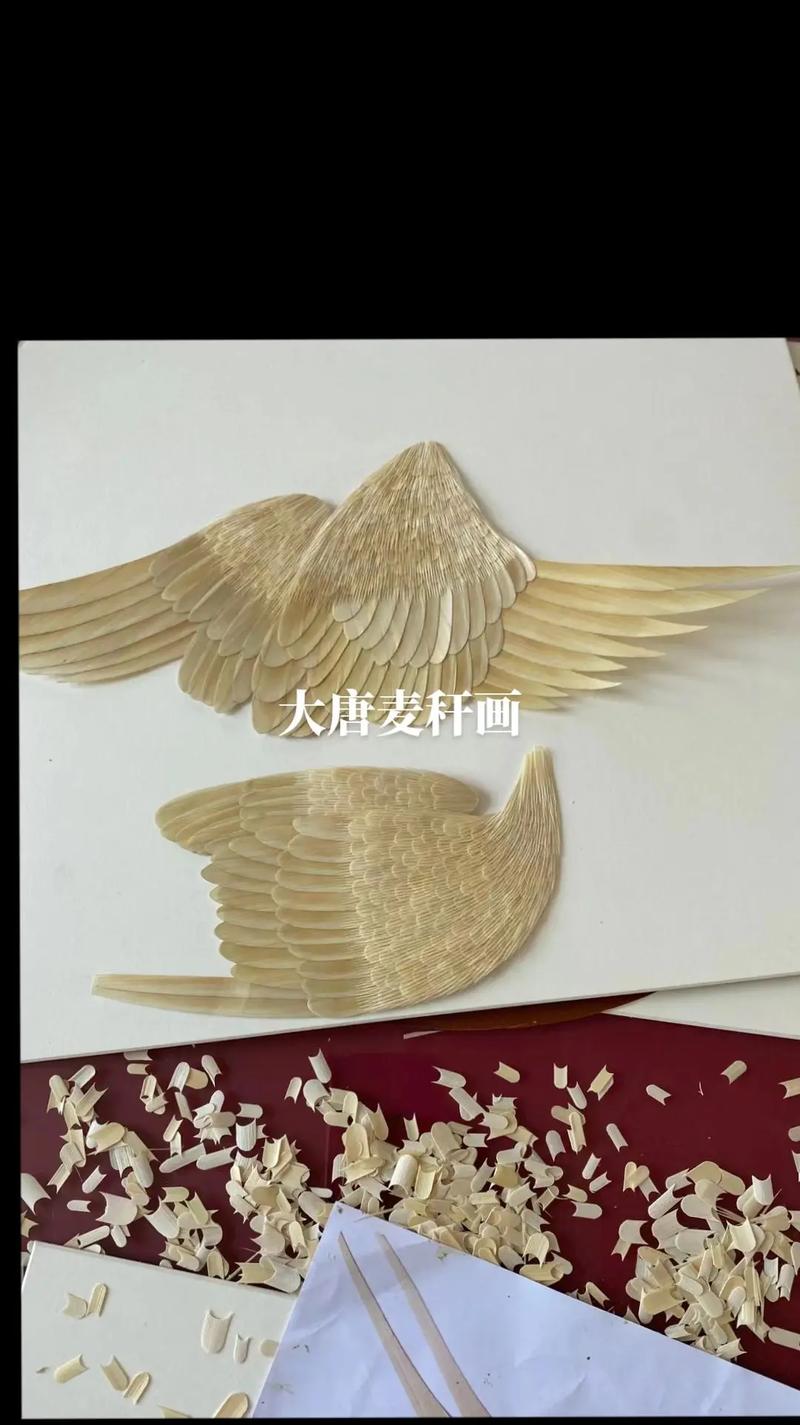 非遺文化 #麥稈畫半成品#匠心精神 #純手工打造
