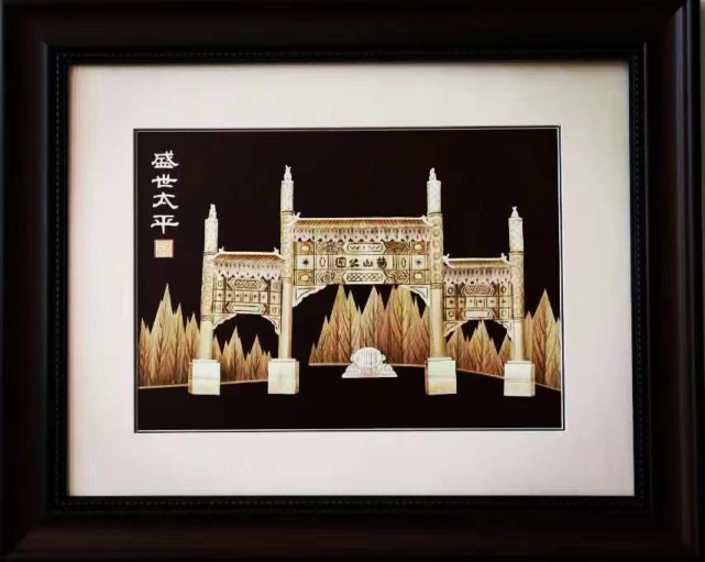 巧娘優秀作品圖片展──捧出最美的祝福 麥秸畫中的溫度與匠心
